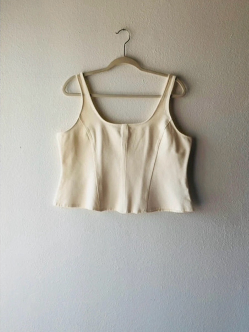a new day Cream Corset-style top
